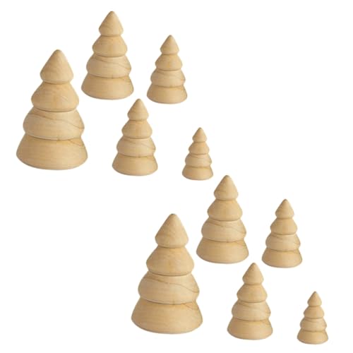 HOODANCOS 30 STK Holzkeim-Weihnachtsbaum kinderweihnachtsbaum kinderweihnachtbaum Weihnachtsbaum Figur Weihnachtspuppen Wohnkultur Weihnachtsdekorationen Spielzeug Weihnachtsbaum schmücken von HOODANCOS