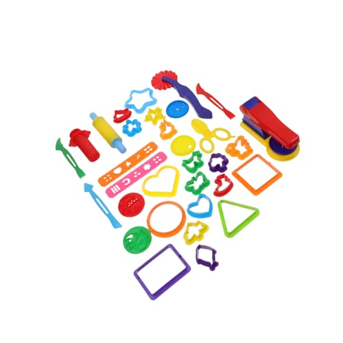 HOODANCOS 32 Stück Teiliges DIY Farbige Knetmasse mit Dreieckigen und Rundformen Modellierwerkzeuge für Kreative Knetaktivitäten Langlebig und Elastisch Lernspielzeug für Mädchen und Jungen HOODANCOS 32 Stück Teiliges DIY Farbige Knetmasse mit Dreieckigen und Rundformen Modellierwerkzeuge für Kreative Knetaktivitäten Langlebig und Elastisch Lernspielzeug für Mädchen und Jungen von HOODANCOS