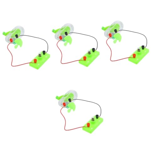 HOODANCOS 4 Sätze Handgenerator Elektrische Generatoren Tragbare Kurbel Generator Spielzeugmodell Wissenschaftliche Experimente Für Klassenzimmer Pädagogisches Wissenschaftsspielzeug von HOODANCOS