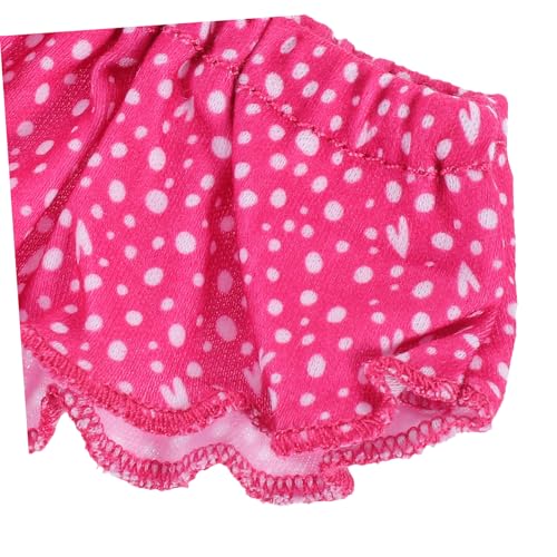HOODANCOS 4 Stück Teiliges Kleine Puppenunterwäsche Wiederverwendbar Klassisch Süßes Design Puppenbekleidung für Babypuppen Zubehör HOODANCOS 4 Stück Teiliges Kleine Puppenunterwäsche Wiederverwendbar Klassisch Süßes Design Puppenbekleidung für Babypuppen Zubehör von HOODANCOS