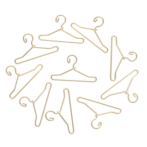 HOODANCOS 40 Stück Mini Puppen Kleiderbügel Goldfarbig Kleine Robuste Kleidungsbügel für Puppenkleidung Miniatur Kleidung Aufhänger für Puppenhaus Zubehör HOODANCOS 40 Stück Mini Puppen Kleiderbügel Goldfarbig Kleine Robuste Kleidungsbügel für Puppenkleidung Miniatur Kleidung Aufhänger für Puppenhaus Zubehör von HOODANCOS