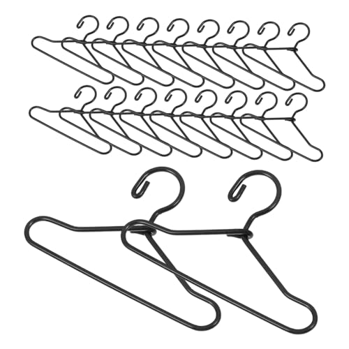 HOODANCOS 55 Stück Teiliges Mini Puppenkleiderbügel aus Robustem Kleine Schwarze Kleiderbügel für Puppen und Babypuppen Mini Kleiderständer Zubehör zum Aufhängen und Organisieren von HOODANCOS 55 Stück Teiliges Mini Puppenkleiderbügel aus Robustem Kleine Schwarze Kleiderbügel für Puppen und Babypuppen Mini Kleiderständer Zubehör zum Aufhängen und Organisieren von von HOODANCOS