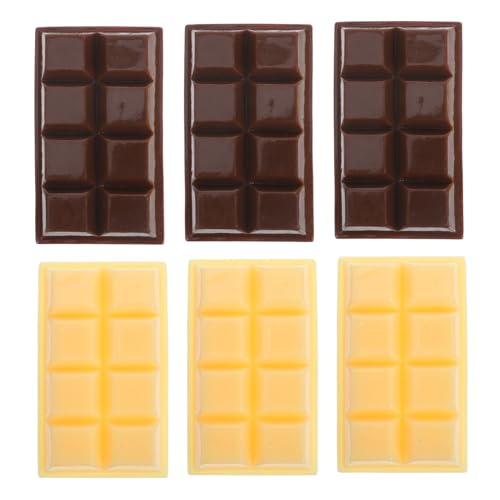 HOODANCOS 6 Stück Teiliges Künstliche Schokoladenfiguren aus Harz Realistische Leichte Dekoration und Fotorequisiten Detailgetreue Pflegeleichte Deko für Zuhause Hotel und Food Inszenierung HOODANCOS 6 Stück Teiliges Künstliche Schokoladenfiguren aus Harz Realistische Leichte Dekoration und Fotorequisiten Detailgetreue Pflegeleichte Deko für Zuhause Hotel und Food Inszenierung von HOODANCOS