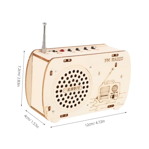 HOODANCOS DIY Elektronik Bausatz Holzradio Handwerkliches Experiment Wissenschaftliches Lernspielzeug Kreatives Stem Bastelset Für Mädchen Jungen Ab Jahren HOODANCOS DIY Elektronik Bausatz Holzradio Handwerkliches Experiment Wissenschaftliches Lernspielzeug Kreatives Stem Bastelset Für Mädchen Jungen Ab Jahren von HOODANCOS