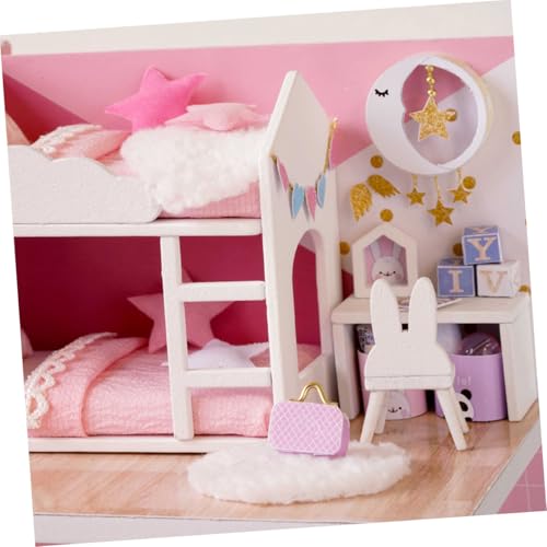 HOODANCOS DIY Miniaturhaus Bausatz Kreatives Holzspielzeug zum Zusammenbauen Handgefertigtes Kleines Haus Modell Für die ganze Familie Fördert Fantasie und Gemeinsames Basteln Geeignet für HOODANCOS DIY Miniaturhaus Bausatz Kreatives Holzspielzeug zum Zusammenbauen Handgefertigtes Kleines Haus Modell Für die ganze Familie Fördert Fantasie und Gemeinsames Basteln Geeignet für von HOODANCOS