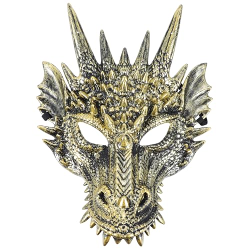 HOODANCOS Drachenmaske Halloween Kostüme Realistische Maske Halloween Maske Tier Horror Gruselig Drache Pelzmaske Drachen Maskerade Party Cosplay Kostüm HOODANCOS Drachenmaske Halloween Kostüme Realistische Maske Halloween Maske Tier Horror Gruselig Drache Pelzmaske Drachen Maskerade Party Cosplay Kostüm von HOODANCOS