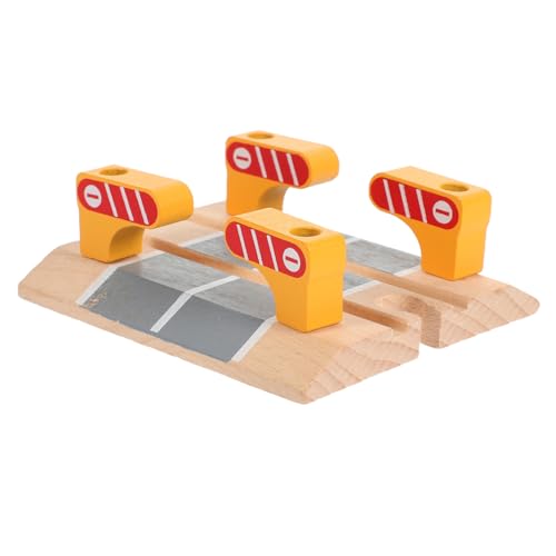 HOODANCOS Holzeisenbahn Zubehör Railing Barrier Modell aus Stabilem Holz DIY Bahnübergang für Eisenbahn Landschaftsbau Realistische für Spielsets HOODANCOS Holzeisenbahn Zubehör Railing Barrier Modell aus Stabilem Holz DIY Bahnübergang für Eisenbahn Landschaftsbau Realistische für Spielsets von HOODANCOS