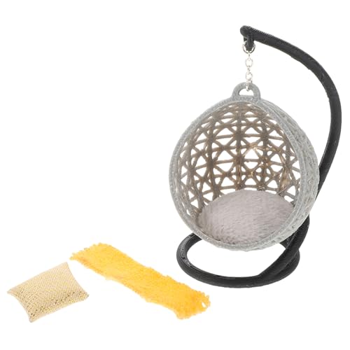 HOODANCOS Maßstab Funktionale Schaukel für Puppenhaus DIY Mikro Möbel Landschaftsdekoration Kleine Hängesitz Zubehör HOODANCOS Maßstab Funktionale Schaukel für Puppenhaus DIY Mikro Möbel Landschaftsdekoration Kleine Hängesitz Zubehör von HOODANCOS