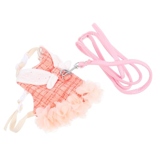 HOODANCOS Rabbit Dress Kleidungsset aus Hautfreundlicher Baumwolle Stilvolles Geruchloses Hasengeschirr mit Leine Bequemes Ärmelloses Kaninchen Outfit für Draußen Geeignet für Kleine HOODANCOS Rabbit Dress Kleidungsset aus Hautfreundlicher Baumwolle Stilvolles Geruchloses Hasengeschirr mit Leine Bequemes Ärmelloses Kaninchen Outfit für Draußen Geeignet für Kleine von HOODANCOS