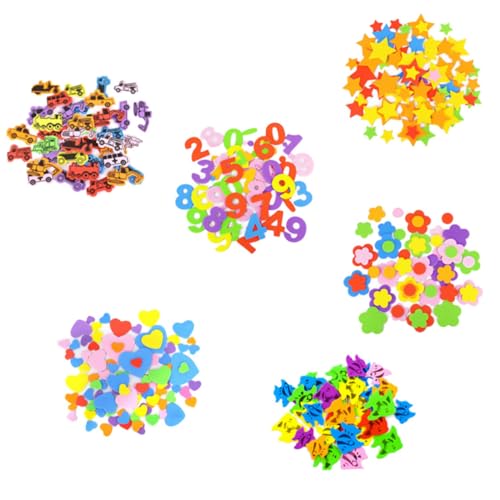 HOODANCOS Selbstklebende Bunte Fischform Eva Schwamm Sticker für DIY Basteln Schulprojekte Belohnung und Farbform Erkennung HOODANCOS Selbstklebende Bunte Fischform Eva Schwamm Sticker für DIY Basteln Schulprojekte Belohnung und Farbform Erkennung von HOODANCOS