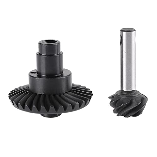 HOOLRZI 2 PCS Schrägstirnradgetriebe Aus Metall Für Teile Upgrade Für SCX10 II 90047 Für Autospielzeug von HOOLRZI