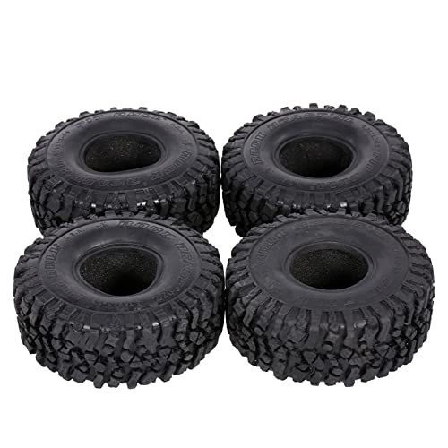 HOOLRZI 4PCS 1 9" 2 2" Gummireifen Rad Reifen Für 1:10 Truck Crawler SCX10 90046 6 TRX-4 Truck Zubehör von HOOLRZI