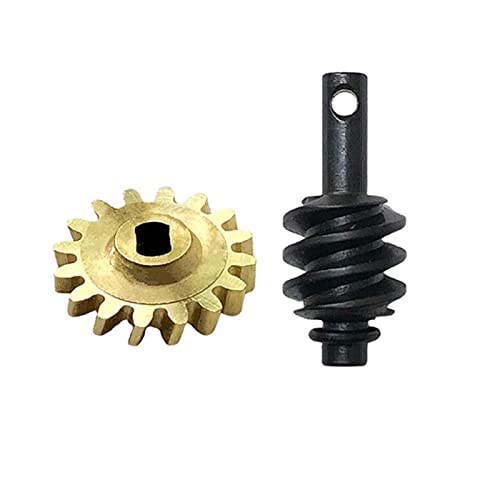 HOOLRZI Getriebe Ritzel Getriebe Differential Getriebe Teil Metall Getriebe 16T Für 1:24 SCX24 Fernbedienung Crawler ACCS von HOOLRZI