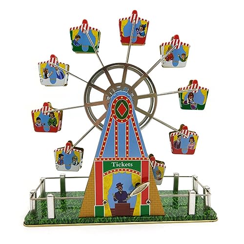 HOOLRZI Vintage Sammlerstück Riesenrad Aufziehspielzeug Spieluhr Für Jungen Und Mädchen Mechanisches Spielzeug Musikspielzeug Geburtstag/Weihnachten von HOOLRZI