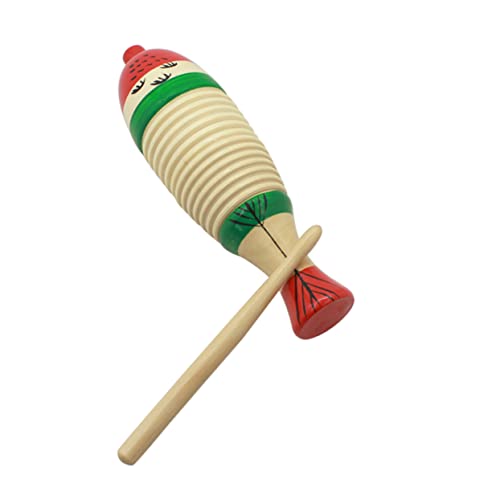 1 Satz Musikinstrument aus Holz kinderinstrumente Kinder musikinstrumente Holzschlagzeug holztrommel pädagogisches Instrument für Kinder Einsteiger-Schlaginstrument Spielzeug Beige HOOTNEE von HOOTNEE