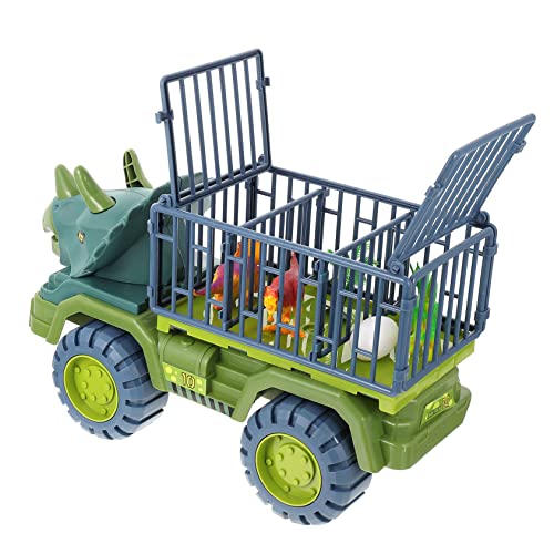 HOOTNEE 1 Satz Dinosaurier ziehen Auto zurück Dinosaurierspielzeug für Kinder 3-5 Kleinkindspielzeug Kinder puppenwagen kinderspielzeug Auto Dinosaurier Spielzeug Dinosaurier Auto Plastik von HOOTNEE