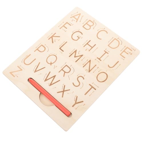 HOOTNEE Holz Schreiben Übungsbrett für Kinder Doppelseitige Montessori Alphabettafel Zahlen und Buchstaben Nachverfolgungstool Lernspielzeug für Vorschulkinder Handwriting Trainer HOOTNEE Holz Schreiben Übungsbrett für Kinder Doppelseitige Montessori Alphabettafel Zahlen und Buchstaben Nachverfolgungstool Lernspielzeug für Vorschulkinder Handwriting Trainer von HOOTNEE