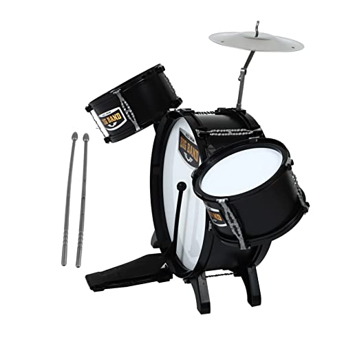 HOOTNEE 1 Satz Jazztrommel Für Kinder Jazz-Drum-Spielzeug Kinderspielzeug Percussion-Spielzeug-spielsets Schlagzeug Für Kinder Musikalische Trommel Mesh-Drum-Pads Plastik Black von HOOTNEE