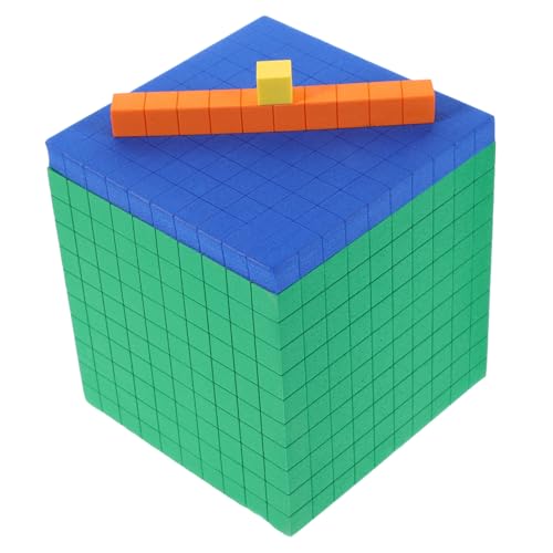 HOOTNEE 1 Satz Mathematikwürfel Für Die Früherziehung Matheblock Für Kinder Mathe-Spielzeug Lehrspielzeug Kindererziehungsspielzeug Mathewürfel Für Kinder Mathe-lernwürfel Zahlenblock Eva von HOOTNEE