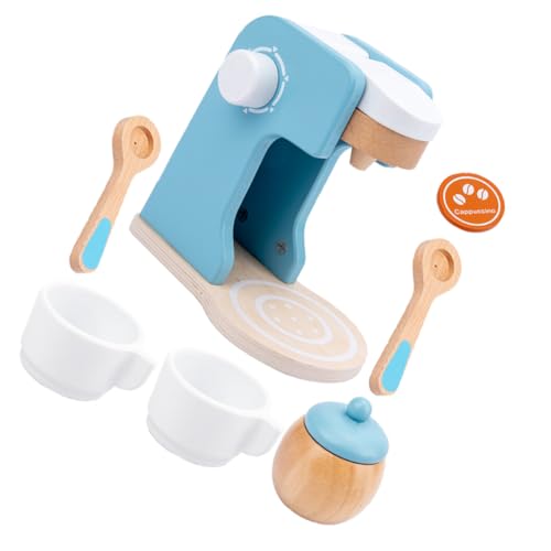 1 Satz Simulierter Toaster Mini-kaffeemaschine Aus Kunststoff Als Spielzeug Puppenhaus Spielküche Spielzeug Puppenstuben-kaffeemaschine Hölzern Konzentrieren Kleinkind Kaffeetasse von HOOTNEE