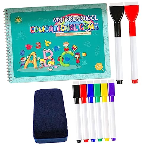 HOOTNEE 1 Satz Übungsbuch Früherziehung Kinder schreiben Spielzeug Züge für Kinder Educational Toy for Handwriting Exercises for Handschrift-Trainingsspielzeug Lehrhilfe Flanell von HOOTNEE