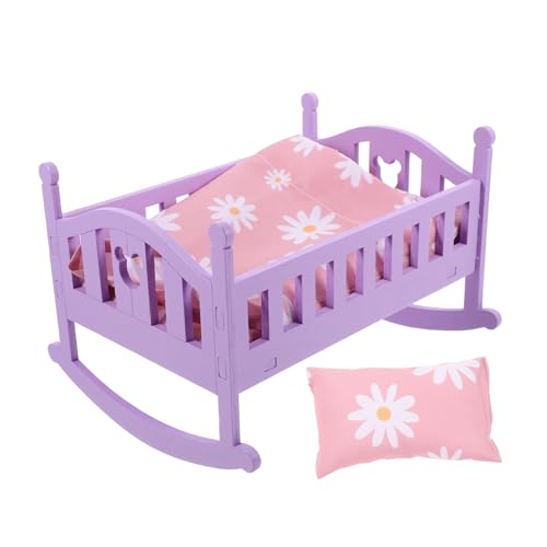 HOOTNEE 1satz Miniatur Babybett Für Puppenhaus Dekoratives Modell Für Schlafzimmer Und -Landschaft Praktisches Zubehör Für Miniaturmöbel Und Spielzeug-Dollhouse-Dekoration HOOTNEE 1satz Miniatur Babybett Für Puppenhaus Dekoratives Modell Für Schlafzimmer Und -Landschaft Praktisches Zubehör Für Miniaturmöbel Und Spielzeug-Dollhouse-Dekoration von HOOTNEE