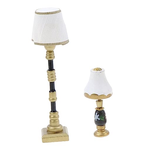 HOOTNEE 1 Set Mini Simulierte Stehlampe Tischlampe Dekoration Minimalistisches Material Puppenhausbeleuchtung Puppenhauslaternen Miniatur Kleines Modell Minihaus Modernes Kleines HOOTNEE 1 Set Mini Simulierte Stehlampe Tischlampe Dekoration Minimalistisches Material Puppenhausbeleuchtung Puppenhauslaternen Miniatur Kleines Modell Minihaus Modernes Kleines von HOOTNEE