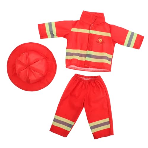 HOOTNEE 1 Set Puppenkleidung Spielzeugkleidung Feuerwehranzug Cosplay Kleidung Für Kuscheltiere Kinderkostüme Kuscheltierkleidung Mädchenkostüme Polyester Orange HOOTNEE 1 Set Puppenkleidung Spielzeugkleidung Feuerwehranzug Cosplay Kleidung Für Kuscheltiere Kinderkostüme Kuscheltierkleidung Mädchenkostüme Polyester Orange von HOOTNEE