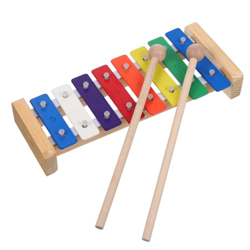 HOOTNEE 1 Set Xylophon Musikinstrument Xylophon Für Kleinkinder Schlaginstrument Für Farbige Holzstäbe Pädagogisches Instrument Für Musik Und Rhythmus Für Jungen Und von HOOTNEE