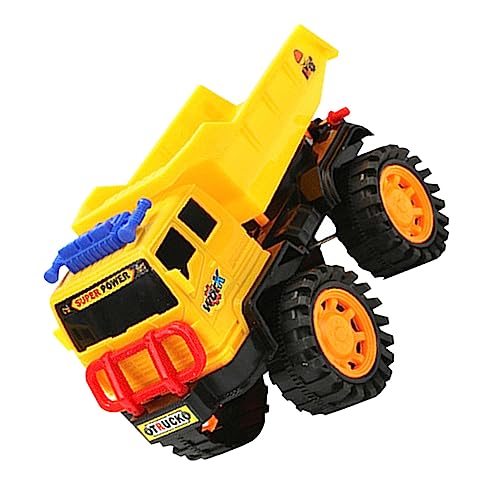 HOOTNEE 1 Stück Baufahrzeuge Spielzeug Technik LKW Spielzeug Bauauto Kinderspielzeug Kidcraft Spielset Kinderspielzeug Spielzeug Modell Gelb von HOOTNEE