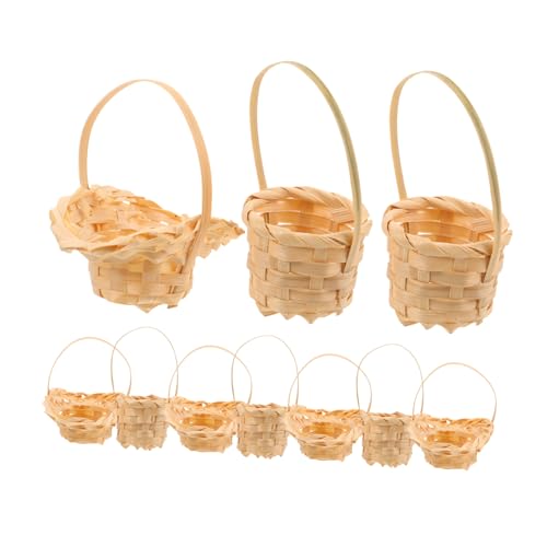 HOOTNEE 10 Stück Mini Aufbewahrungskorb Miniatur Blumenkorb Winzige Miniatur Imitat Rattankörbe Mini Korb Puppenhaus Dekorationen Picknick Dekor Winziger Korb HOOTNEE 10 Stück Mini Aufbewahrungskorb Miniatur Blumenkorb Winzige Miniatur Imitat Rattankörbe Mini Korb Puppenhaus Dekorationen Picknick Dekor Winziger Korb von HOOTNEE