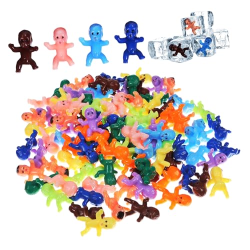 HOOTNEE 100 Stück Teiliges Mini Figuren aus Langlebigem Kunststoff Bunte Mini Spielzeuge für Shower Geburtstags und Geschlechterparty Dekoration Niedliche Kleine Babyfiguren als Party HOOTNEE 100 Stück Teiliges Mini Figuren aus Langlebigem Kunststoff Bunte Mini Spielzeuge für Shower Geburtstags und Geschlechterparty Dekoration Niedliche Kleine Babyfiguren als Party von HOOTNEE