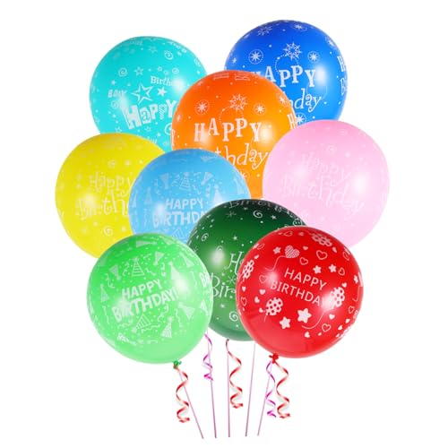 HOOTNEE 100 Teiliges Party Ballon Set Geburtstagsballons Und Dekorative Luftballons Für Jubiläumsfeiern Hochzeiten Und Besondere Anlässe Partyzubehör von HOOTNEE