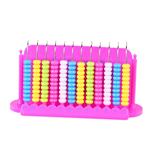 HOOTNEE 12 Rod Math Learning Abacus Spielzeug Kinder Arithmetik Lernspielzeug Kunststoff Kinder Abacus Für Die Entwicklung Mathematischer Fähigkeiten von HOOTNEE