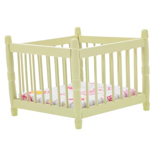 HOOTNEE Doll House 12 Maßstab Puppenmöbel Für Puppenhaus Babywiege Üße Einrichtung Für Kinderzimmer Spielzeugmöbel Puppenbett Set von HOOTNEE