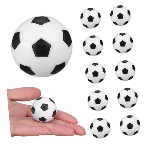 HOOTNEE 12 STK Tischfussball Tischfußballspielball Tischfußballbälle Für Zu Hause Desktop-fußball Zubehör Für Kickerspiele Fußballspiel Für Erwachsene Tischfußball-ersatzball Abs von HOOTNEE