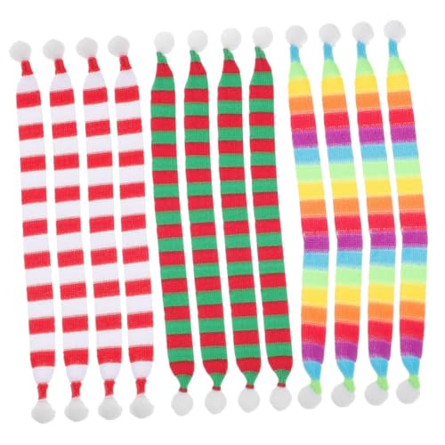 HOOTNEE 12 Stück Teiliges Mini schal aus Weichem Material Kawaii Puppenschal mit Gestricktem Design Vielseitig für Puppen Mini schneemänner und Weihnachtsdeko als DIY Wiederverwendbar HOOTNEE 12 Stück Teiliges Mini schal aus Weichem Material Kawaii Puppenschal mit Gestricktem Design Vielseitig für Puppen Mini schneemänner und Weihnachtsdeko als DIY Wiederverwendbar von HOOTNEE