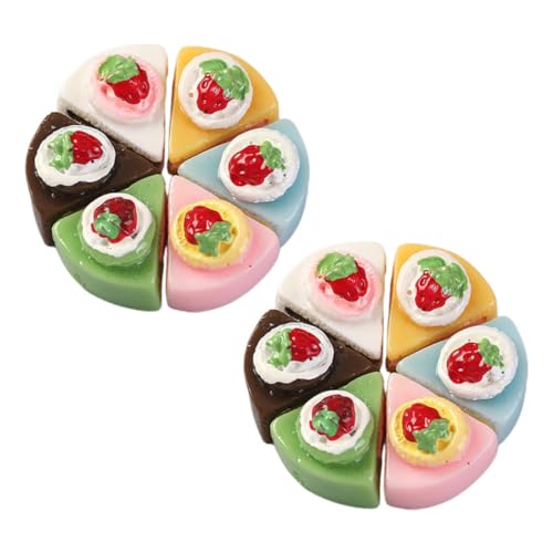 HOOTNEE 12 Stück Teiliges Miniatur Puppenhaus Kuchen Realistische Bunte Mini Dessert Modelle Dekorative Tortendeko für Puppenhaus Miniatur Essen für Kreative Bastelprojekte HOOTNEE 12 Stück Teiliges Miniatur Puppenhaus Kuchen Realistische Bunte Mini Dessert Modelle Dekorative Tortendeko für Puppenhaus Miniatur Essen für Kreative Bastelprojekte von HOOTNEE