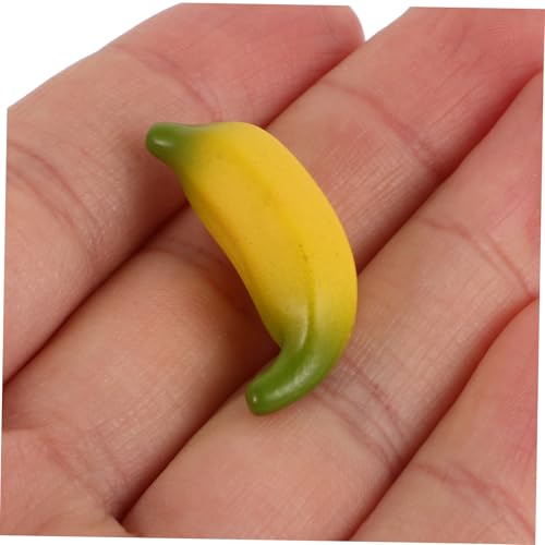 HOOTNEE 15 Stück Teiliges Mini Bananen Simulation Realistische Künstliche Früchte für DIY Basteln Puppenhaus Deko Fotografie Requisiten Party Tischdekoration HOOTNEE 15 Stück Teiliges Mini Bananen Simulation Realistische Künstliche Früchte für DIY Basteln Puppenhaus Deko Fotografie Requisiten Party Tischdekoration von HOOTNEE