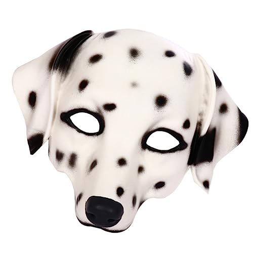 HOOTNEE 1PC Unisex Fleckenhund Maske Kreative Tiermaske Für Cosplay Bühnenaufführungen Partys Und Karneval Dekorative Maske Für Erwachsene Und von HOOTNEE