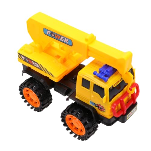 HOOTNEE 1Stk Fahrzeug Auto Spielzeug kreatives Autospielzeug Kinderautospielzeug Automobil Spielzeug für Kinder kinderspielzeug Spielzeug für Baufahrzeuge Technisches LKW-Spielzeug Yellow von HOOTNEE