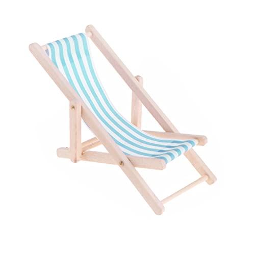 HOOTNEE 1Stk Mini-Stuhl Puppenklappstuhl Strandkorb für Kleinkinder Kinderspielzeug Spielzeug für Kinder schmücken Loungewagen Strandkorb-Modell Mini-Strandkorb Kuchen Holzstuhl Pflanze von HOOTNEE