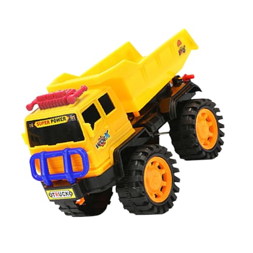 HOOTNEE 1Stk Modell Garbage Truck mädchen Spielzeug spielzeuge für Jungs puppenwagen Toy car Technisches LKW-Spielzeug Kinder Bagger Spielzeug für Baufahrzeuge kippwagen Spielzeug Yellow von HOOTNEE