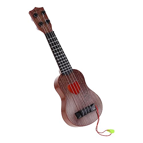 HOOTNEE 1Stk Ukulele Kinder Gitarre Musikalisches Spielzeug Kinderspielzeug kinderinstrumente Kinder musikinstrumente Musikalisches Erziehungsspielzeug Mini-Instrument Plastik Coffee von HOOTNEE