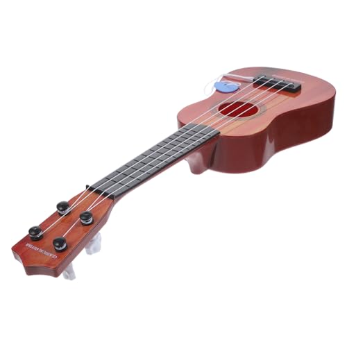 HOOTNEE 1stk Gitarrenspielzeug Für Kinder Tragbare Gitarre Musikalisches Spielzeug Kinderspielzeug Mini-Ukulele Starter-Ukulele Anfänger Gitarre Kleine Spielzeuggitarre Plastik von HOOTNEE