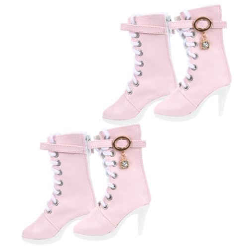 HOOTNEE 2 Paare Puppen Mini High Heel Stiefel Miniatur Schuhe für Puppen Elegante Kleine Absatzstiefel Perfektes Puppenzubehör zum Ankleiden HOOTNEE 2 Paare Puppen Mini High Heel Stiefel Miniatur Schuhe für Puppen Elegante Kleine Absatzstiefel Perfektes Puppenzubehör zum Ankleiden von HOOTNEE