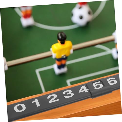 HOOTNEE 2 STÜCK Großer Tischfußball Zähler aus Leichtem Manuell Drehbarer Fußball Spielstandsanzeiger für Brettspiele und Billard Schwarz Praktische Sportanzeigetafel für Erwachsene HOOTNEE 2 STÜCK Großer Tischfußball Zähler aus Leichtem Manuell Drehbarer Fußball Spielstandsanzeiger für Brettspiele und Billard Schwarz Praktische Sportanzeigetafel für Erwachsene von HOOTNEE