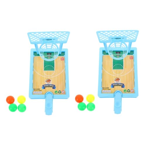 HOOTNEE 2 Sätze Basketball Tischspiel Indoor Desktop Basketballspielzeug mit Bällen Sicheres Lernspielzeug für Kindergarten Fördert Zufällige Farbe HOOTNEE 2 Sätze Basketball Tischspiel Indoor Desktop Basketballspielzeug mit Bällen Sicheres Lernspielzeug für Kindergarten Fördert Zufällige Farbe von HOOTNEE