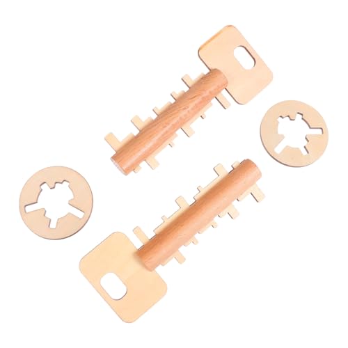 HOOTNEE 2 Stück Bamboo Kongming Lock Traditionelles Chinesisches Intelligenzspielzeug Fördert Denkvermögen Geschicklichkeit und Problemlösung Pädagogisch Nützlich für Erwachsene HOOTNEE 2 Stück Bamboo Kongming Lock Traditionelles Chinesisches Intelligenzspielzeug Fördert Denkvermögen Geschicklichkeit und Problemlösung Pädagogisch Nützlich für Erwachsene von HOOTNEE