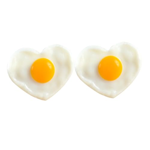 HOOTNEE 2 Stück Realistische Deko Spiegeleier aus PVC Täuschend Echt Gestaltete Herzform Künstliche Braterei als Küchen Dekorationsmodell und Vielseitig für Fotografie und Unterricht HOOTNEE 2 Stück Realistische Deko Spiegeleier aus PVC Täuschend Echt Gestaltete Herzform Künstliche Braterei als Küchen Dekorationsmodell und Vielseitig für Fotografie und Unterricht von HOOTNEE